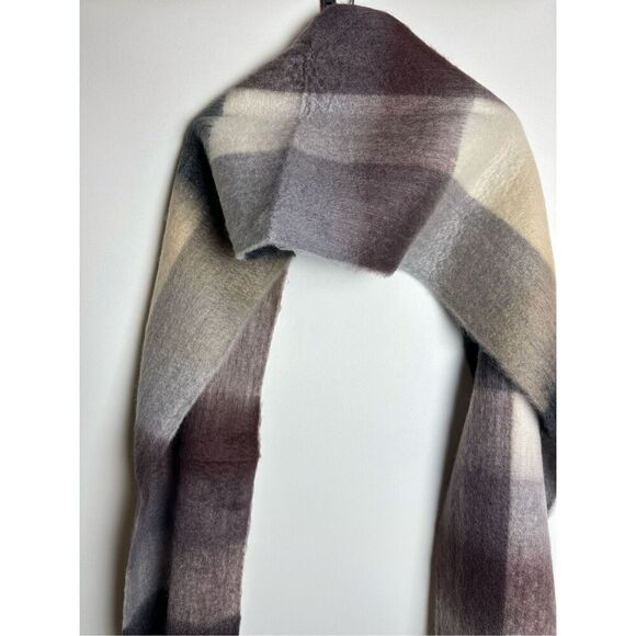 Chunky Plaid oversized scarf - Picture 2 of 7